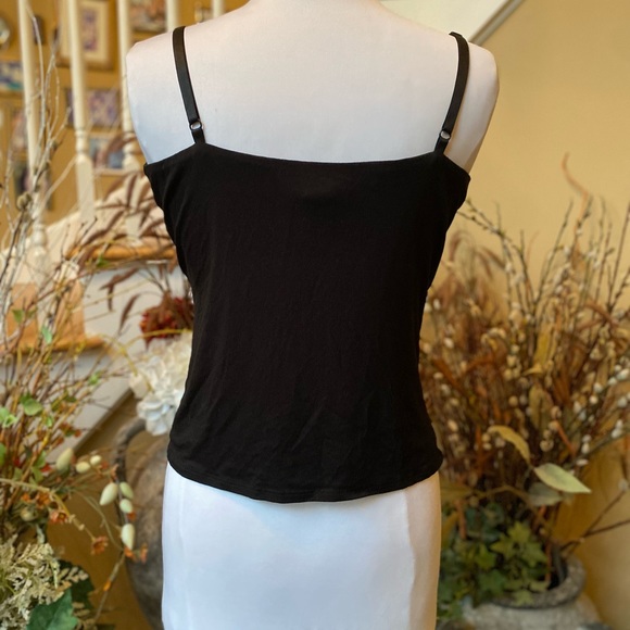 White House Black Market Large Embroidered Camisole Tank Shell - Picture 2 of 5